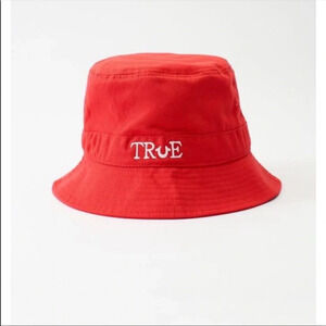 True Religion Red True Bucket Hat